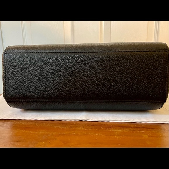 ⭐️NEW Kate spade Faye Drive Elisabeth tote black leather convertible bag NWOT - Picture 5 of 13